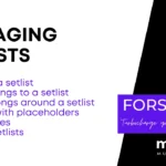 forScore Managing Setlists Tile